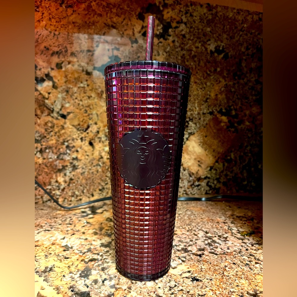 Maroon Starbucks Tumbler 24 ounce